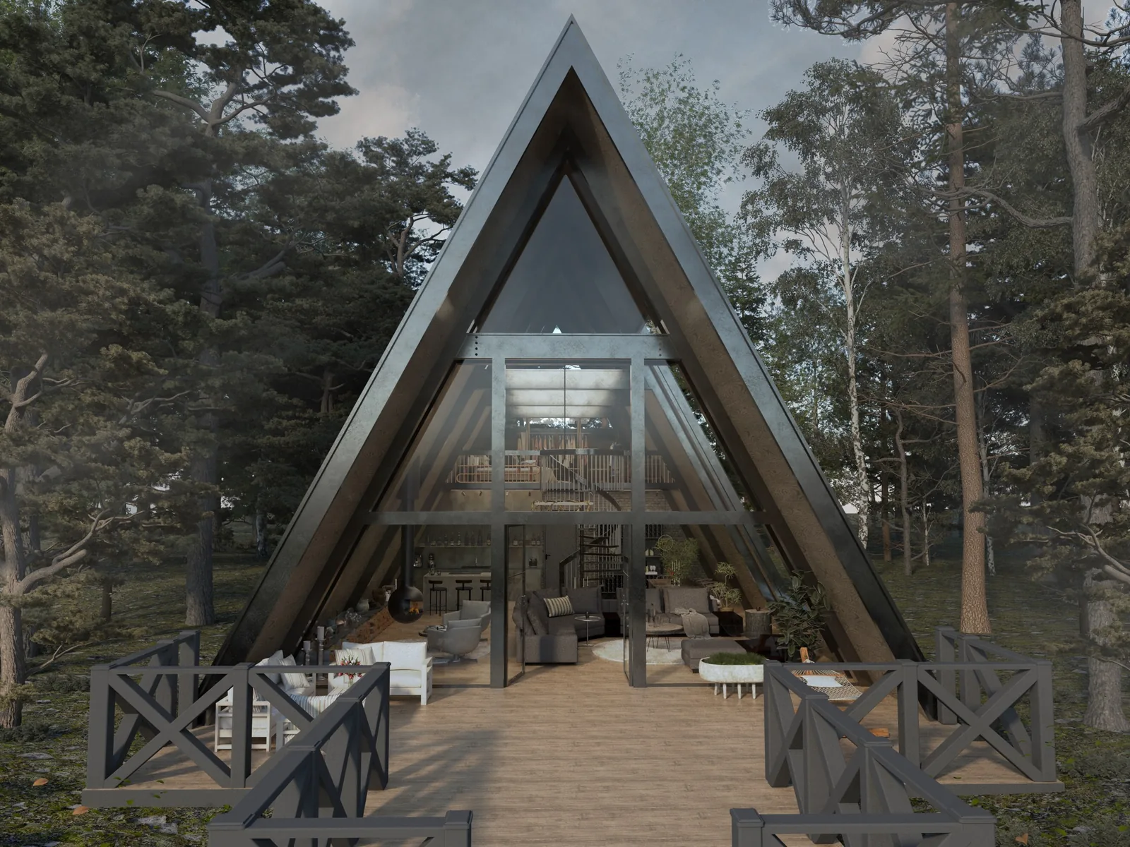Forest Frame House projesi