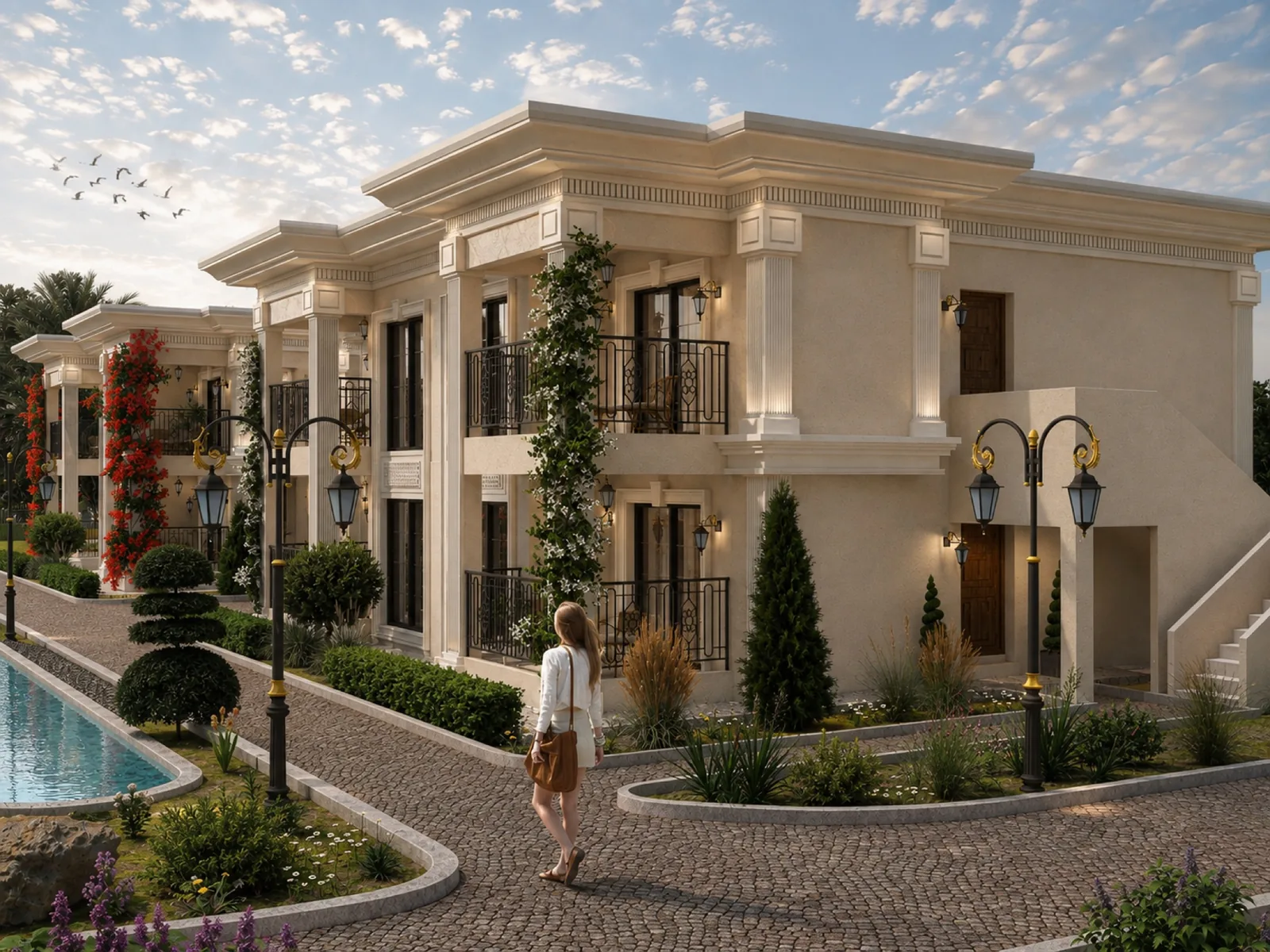 Palm Court Hotel projesi, görünüm 4